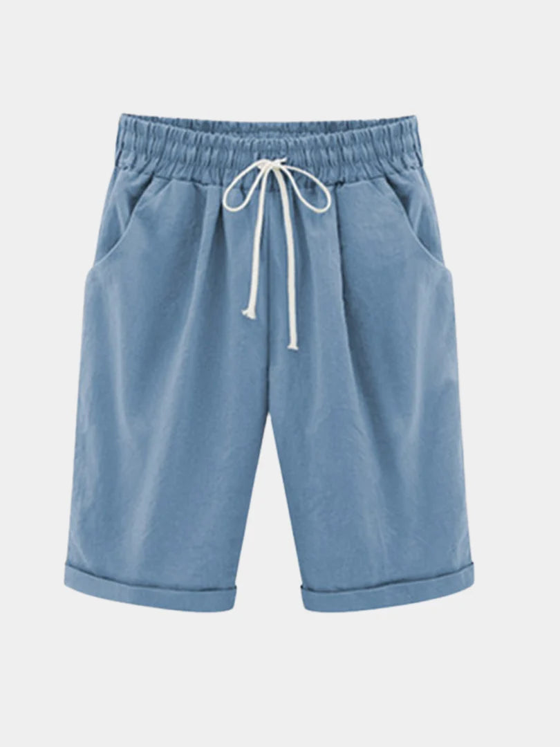 TIMELOZE KATOENEN SHORTS VOOR VROUWEN