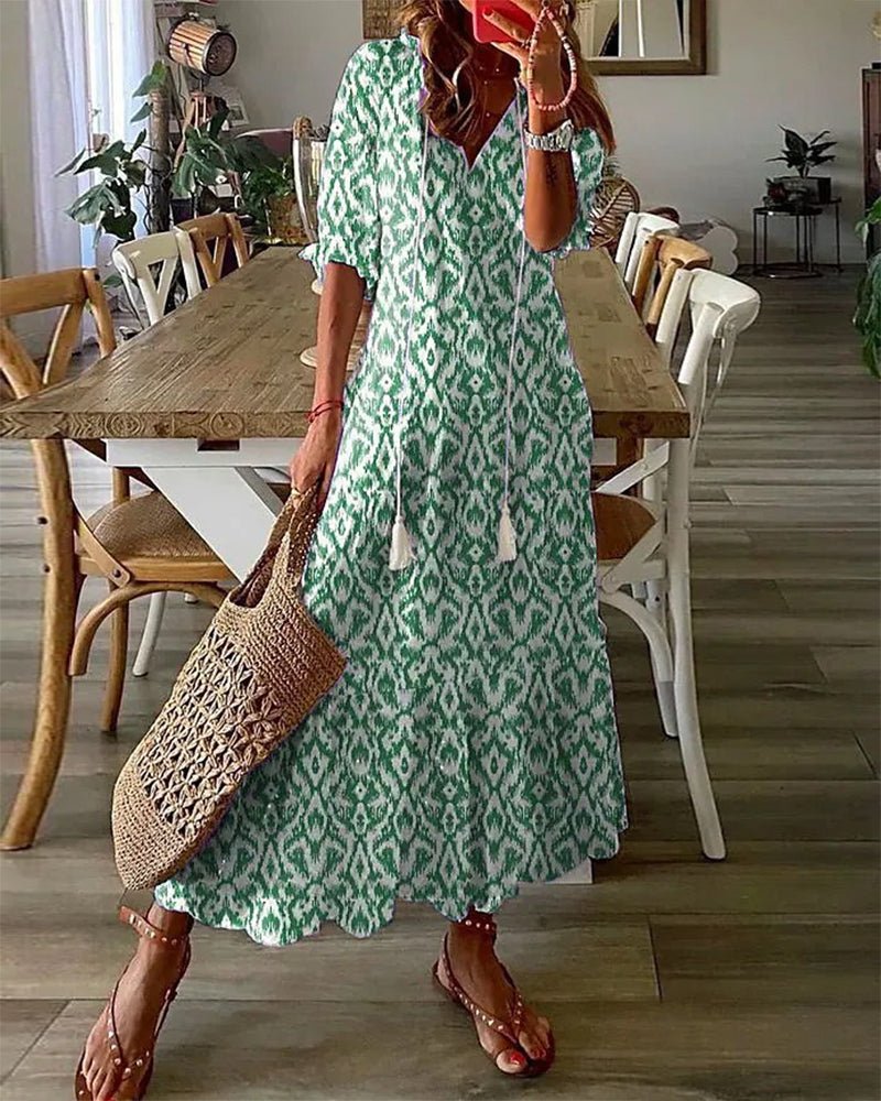 BOHO MIDI-JURK VOOR VROUWEN