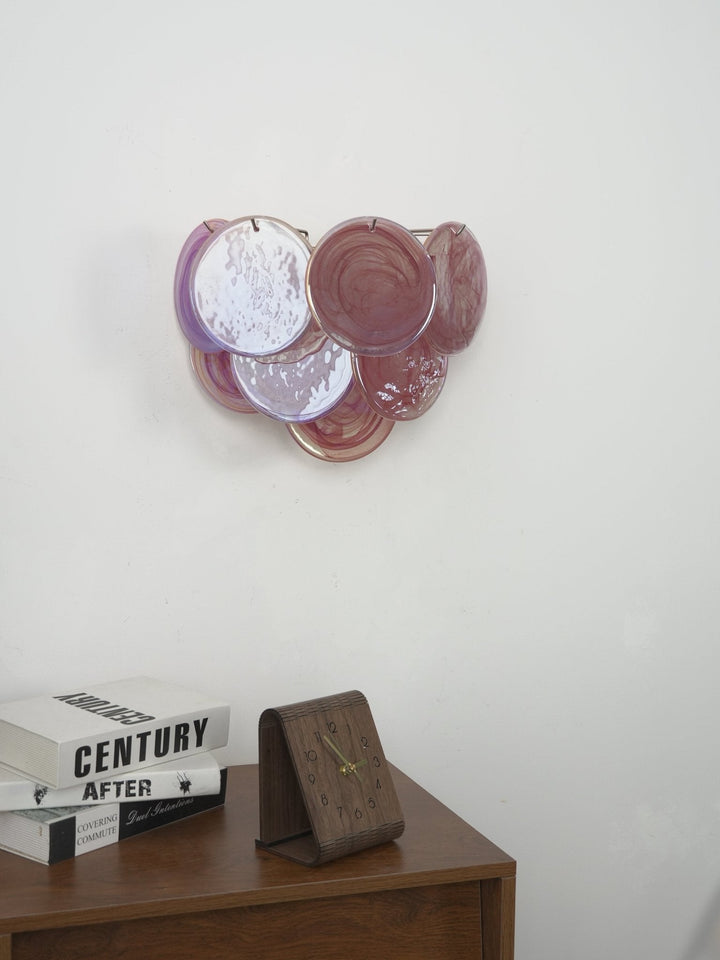 Lunaria Disc Glass Wall Lamp