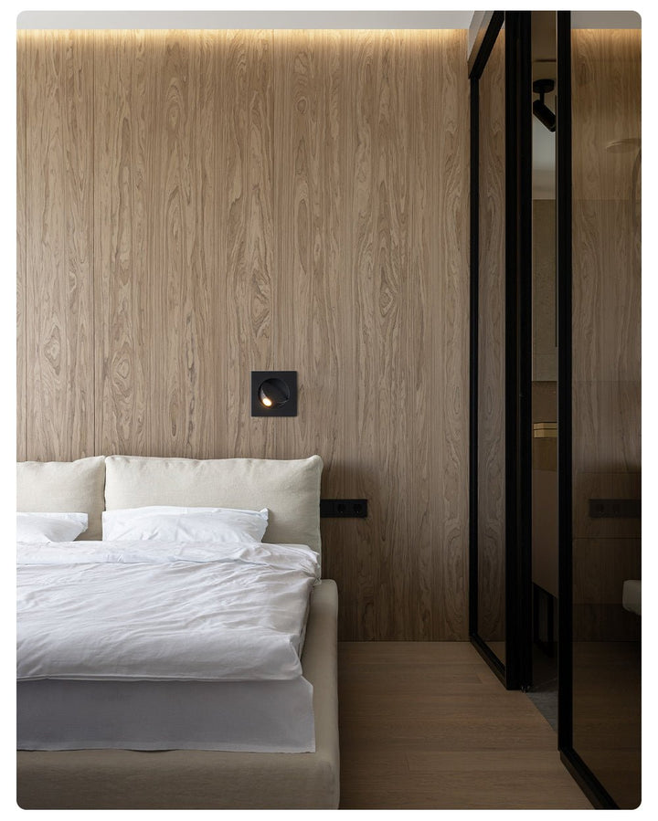 Minimalist Recessed Rotatable Sconce