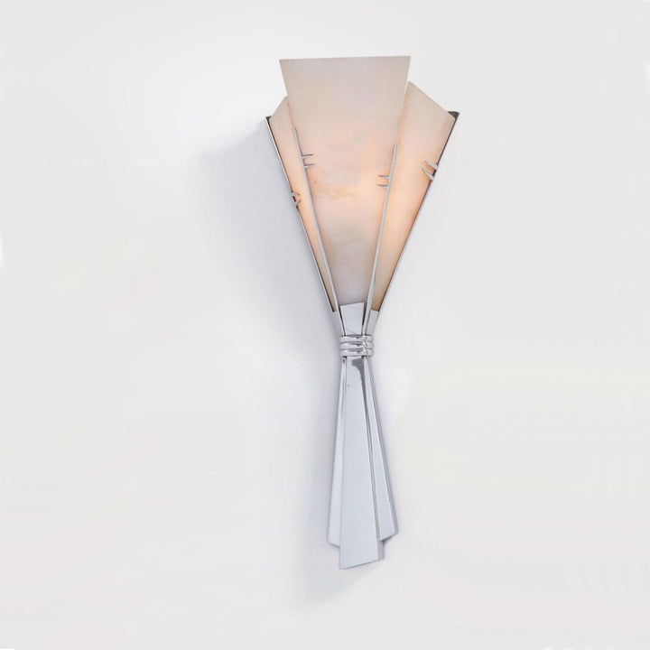 Florent Alabaster Fan Wall Sconce