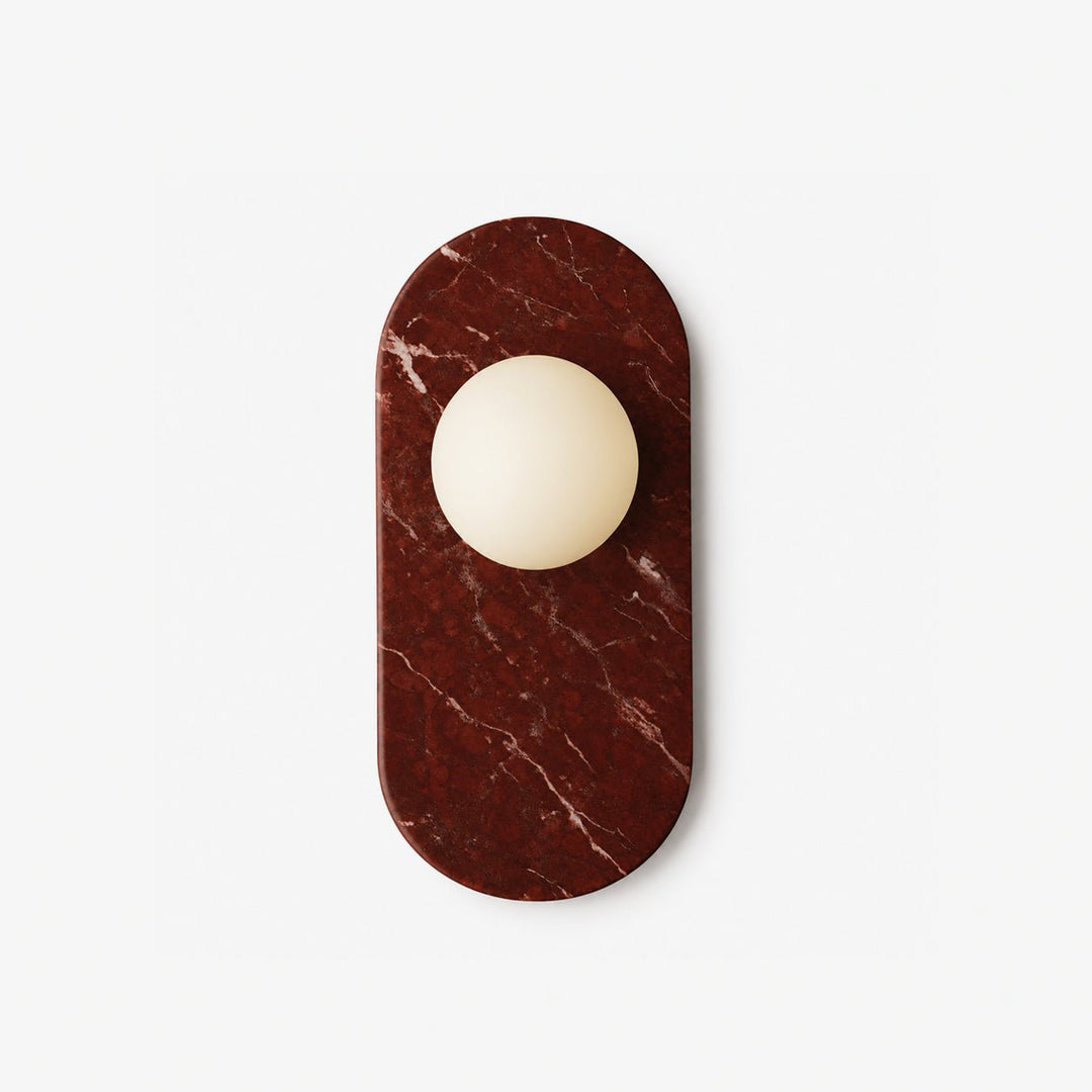 Plinto Marble Wall Sconce
