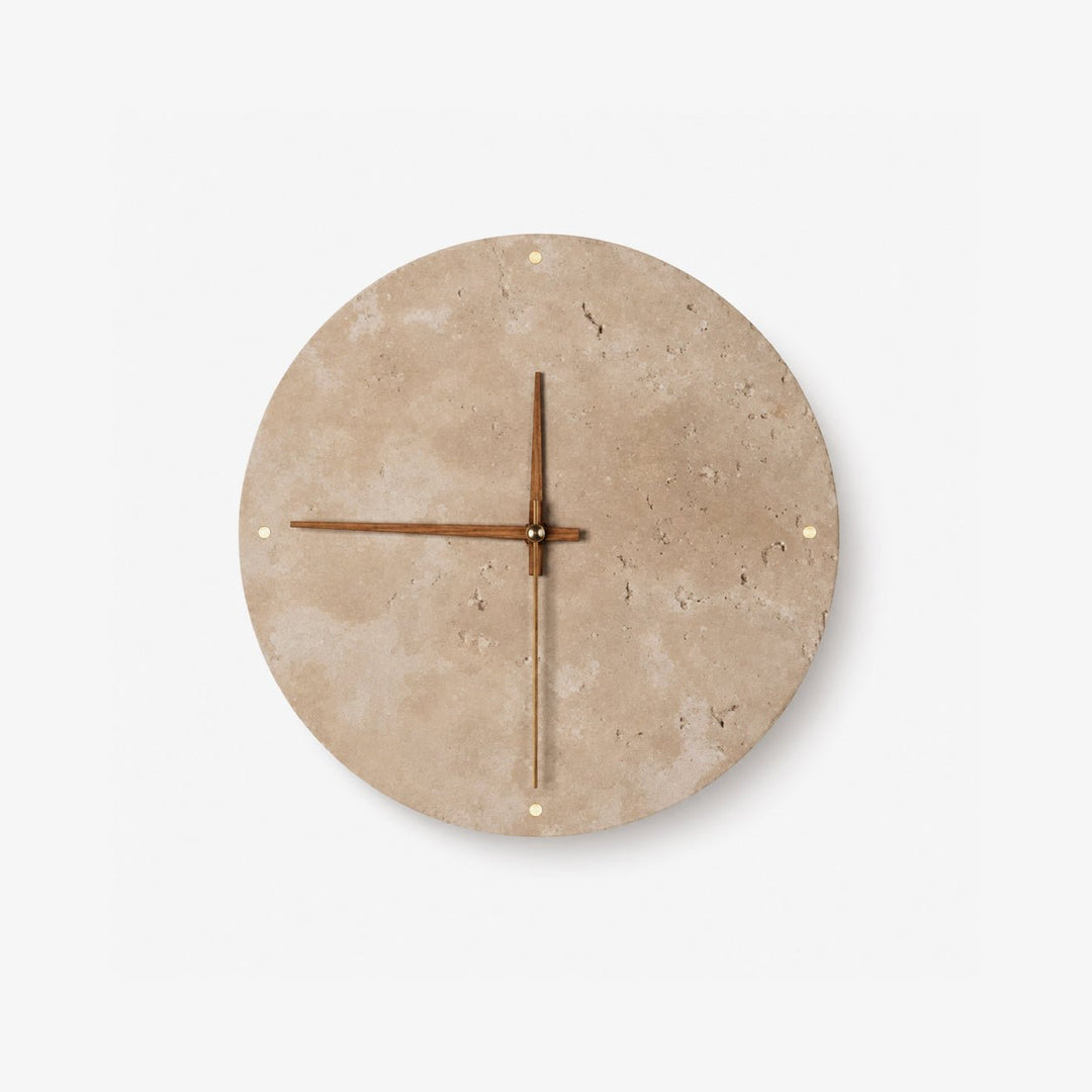Dial Travertine Sconce