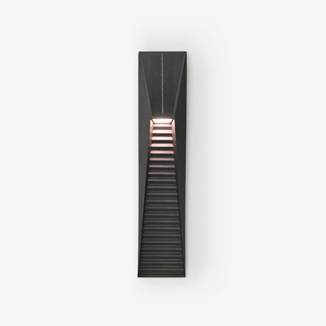 Obsidian Path Solar Outdoor Wall Light