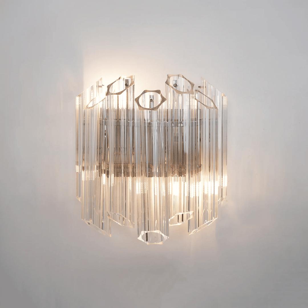 Clear Palermo Glass Wall Lamp