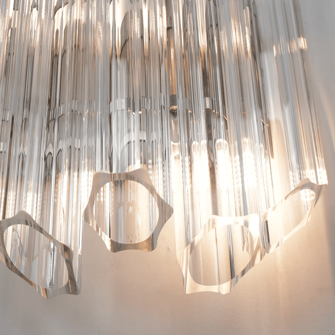 Clear Palermo Glass Wall Lamp