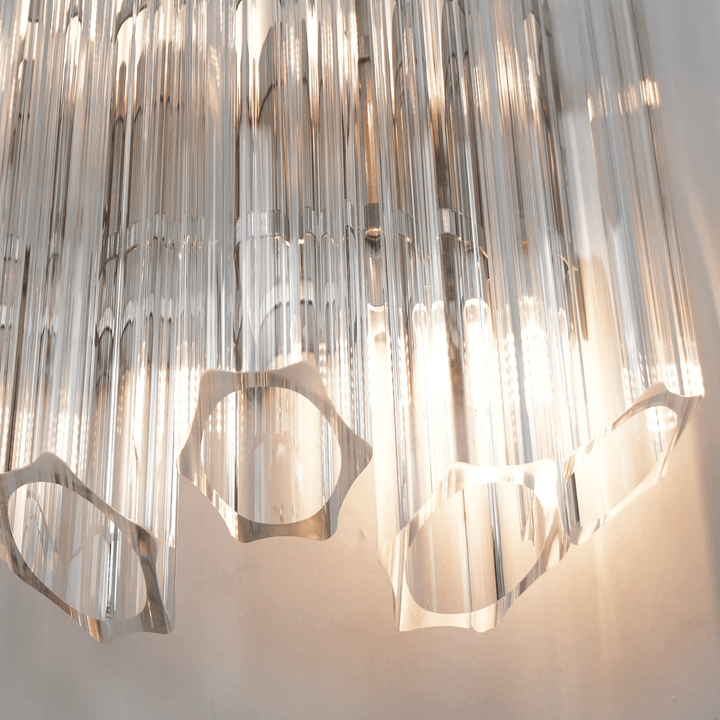 Clear Palermo Glass Wall Lamp