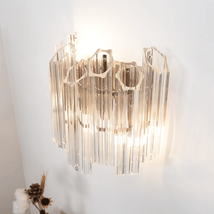 Clear Palermo Glass Wall Lamp