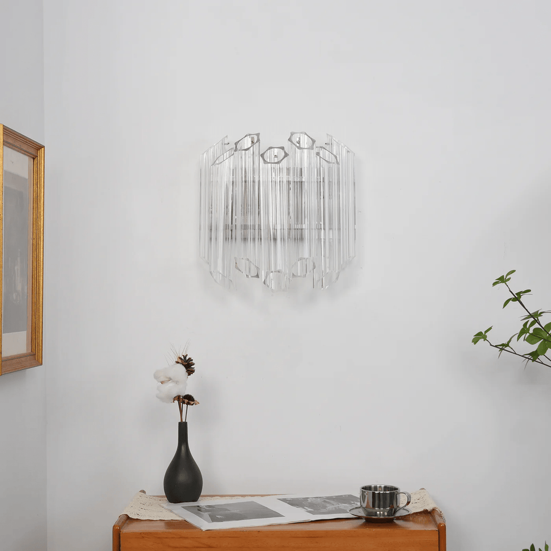 Clear Palermo Glass Wall Lamp