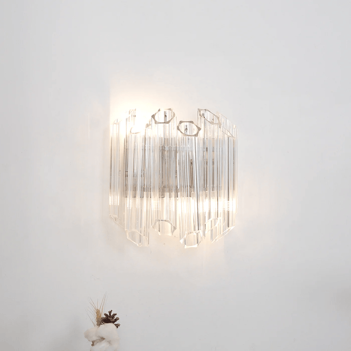 Clear Palermo Glass Wall Lamp