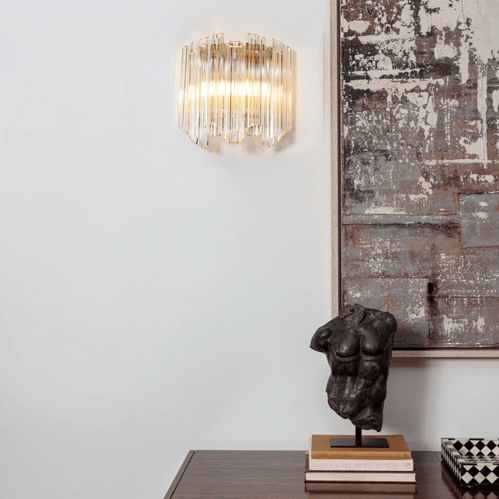 Clear Palermo Glass Wall Lamp