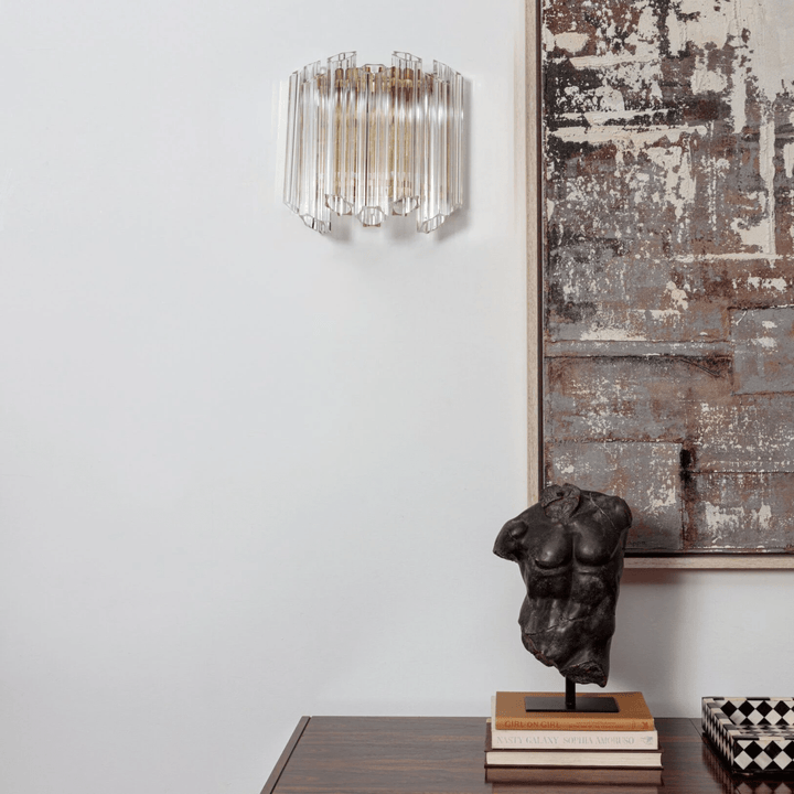 Clear Palermo Glass Wall Lamp