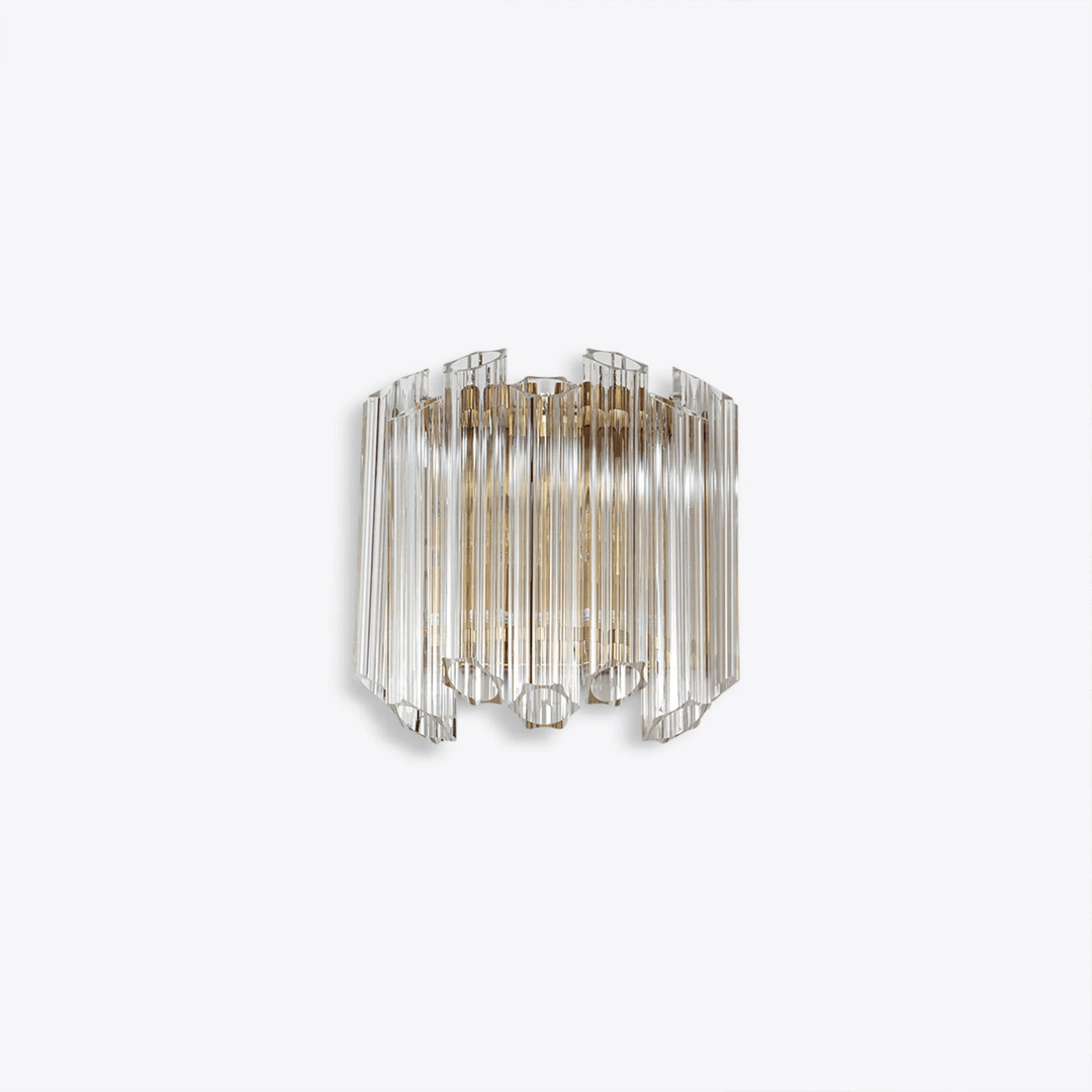 Clear Palermo Glass Wall Lamp