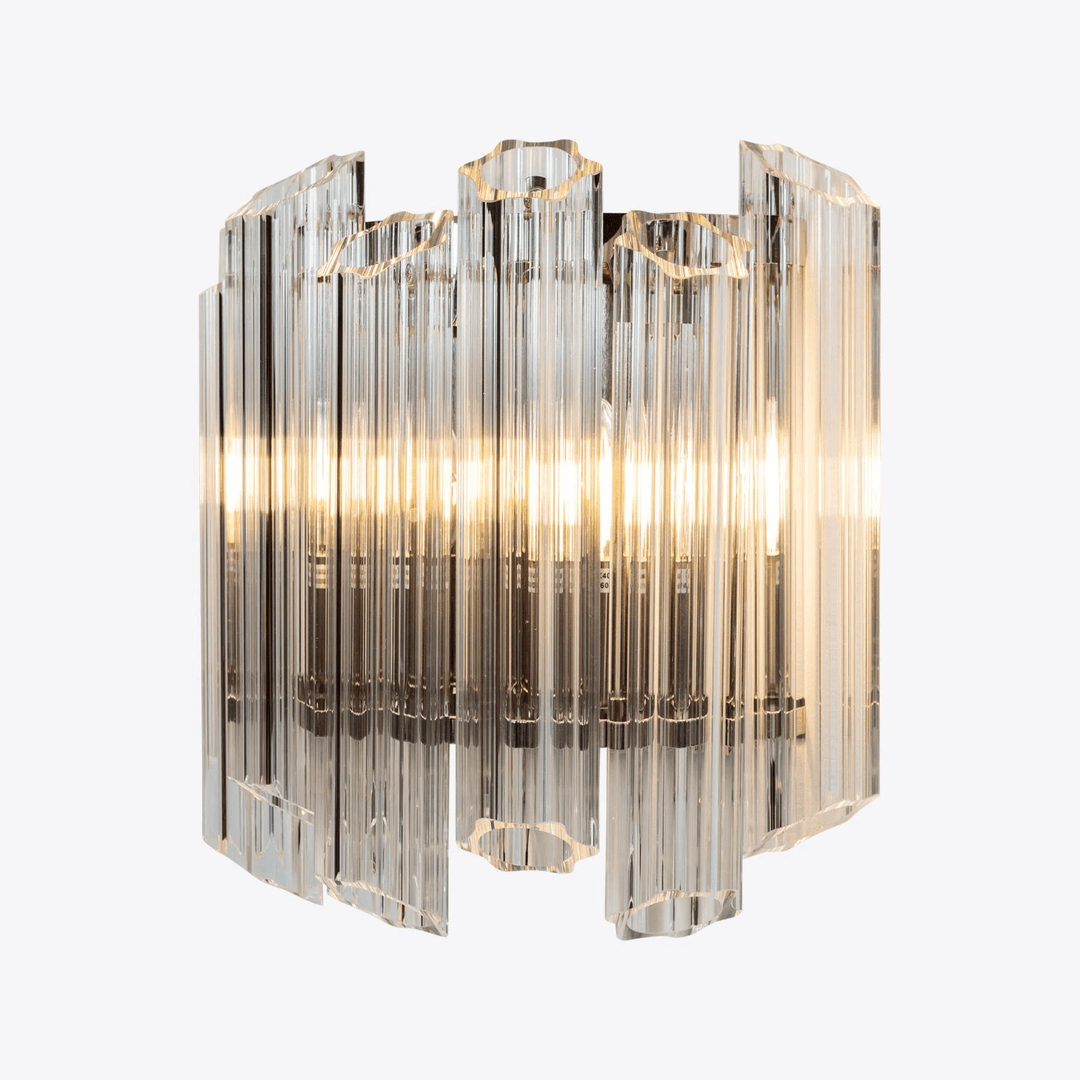 Clear Palermo Glass Wall Lamp