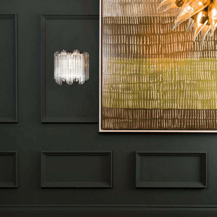Clear Palermo Glass Wall Lamp