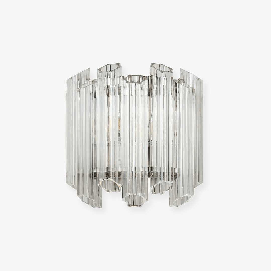 Clear Palermo Glass Wall Lamp