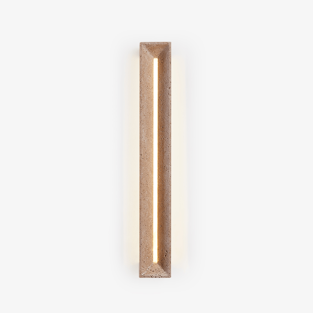 Solace Travertine Beam Wall Light