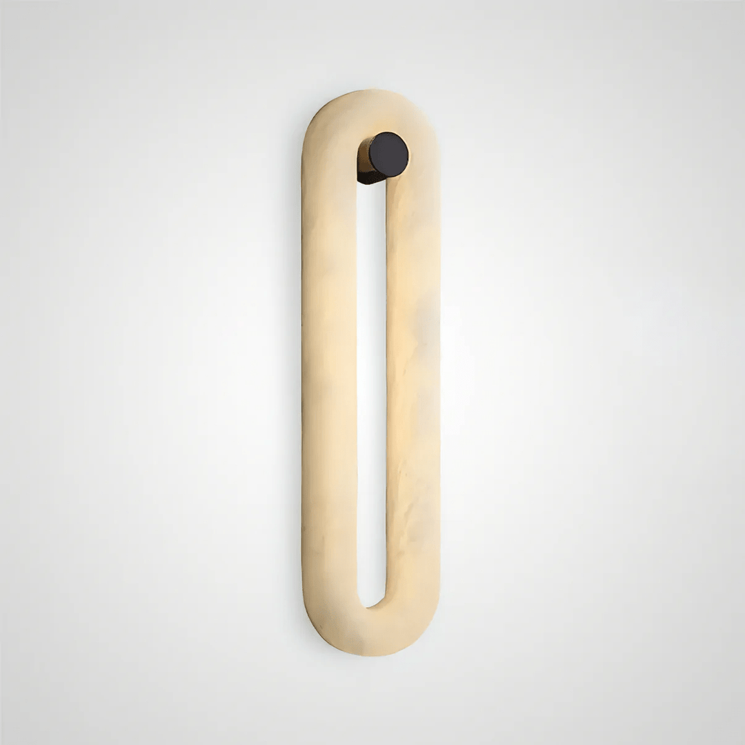 Alabaster Capsule Wall Light
