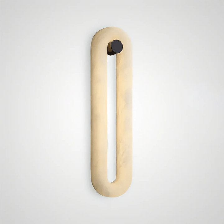 Alabaster Capsule Wall Light