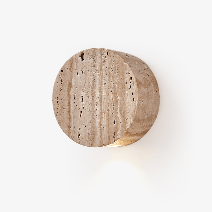 Caelan Travertine Wall Sconce