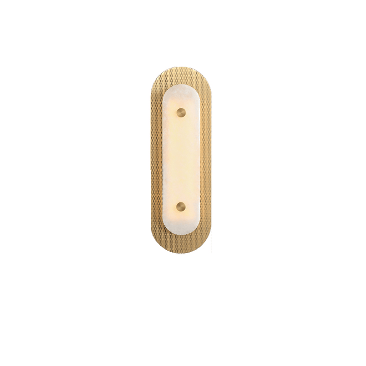 Aurelia Perforated Alabaster Wall Sconce