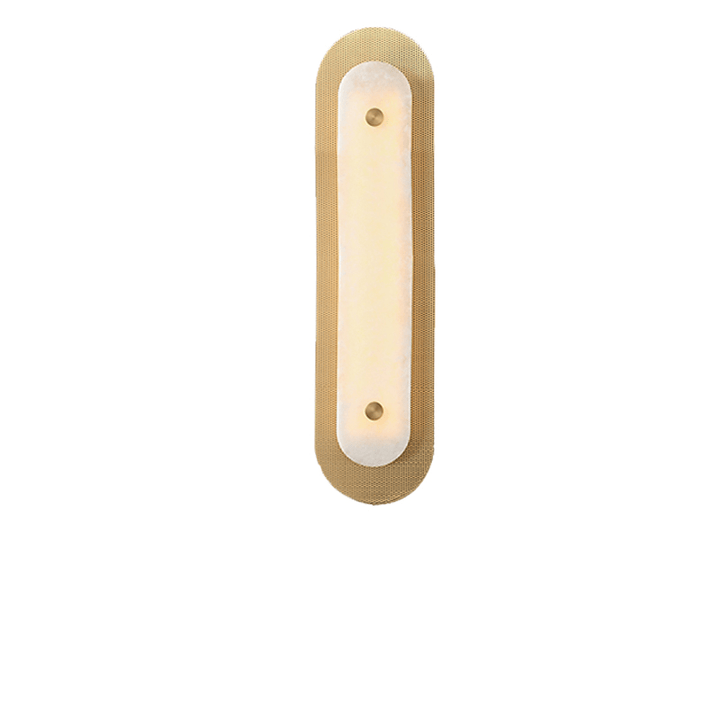 Aurelia Perforated Alabaster Wall Sconce