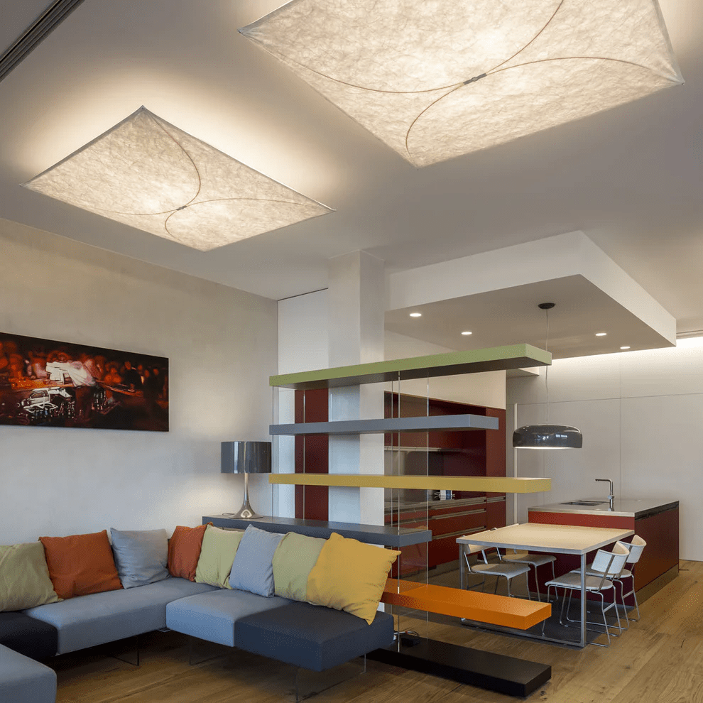 Kite Shaped Paper Wall Lamp