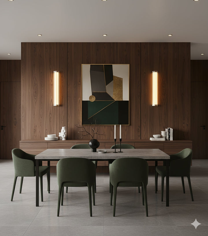 Hexagonal Glass Wall Lamp