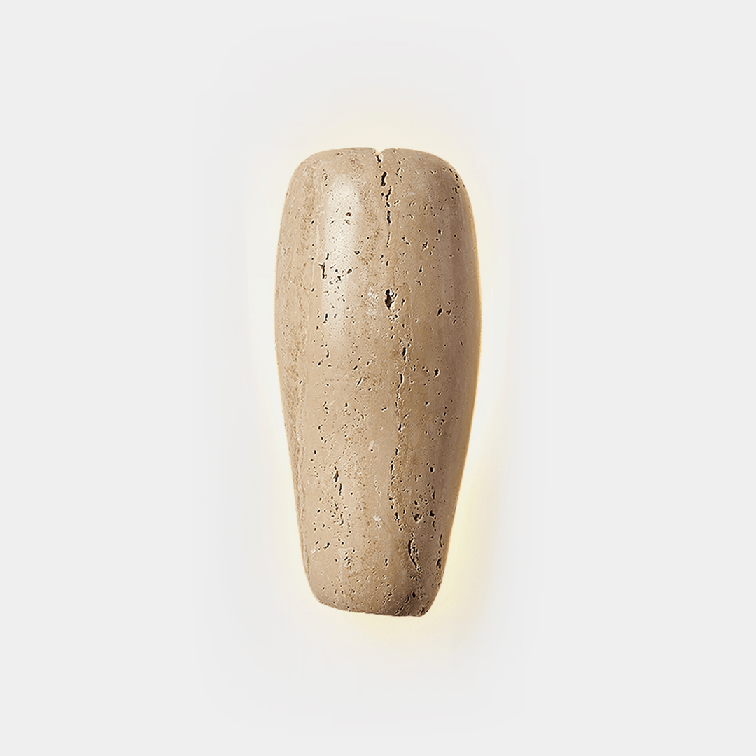 Earthy Stone Wall Sconce