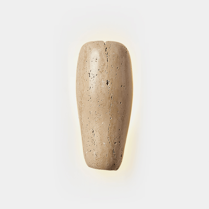 Earthy Stone Wall Sconce