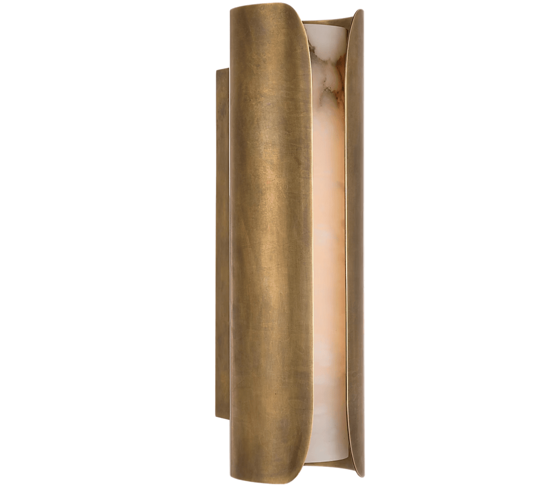 Cradled Alabaster Sconce