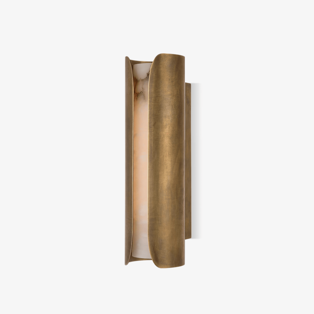 Cradled Alabaster Sconce