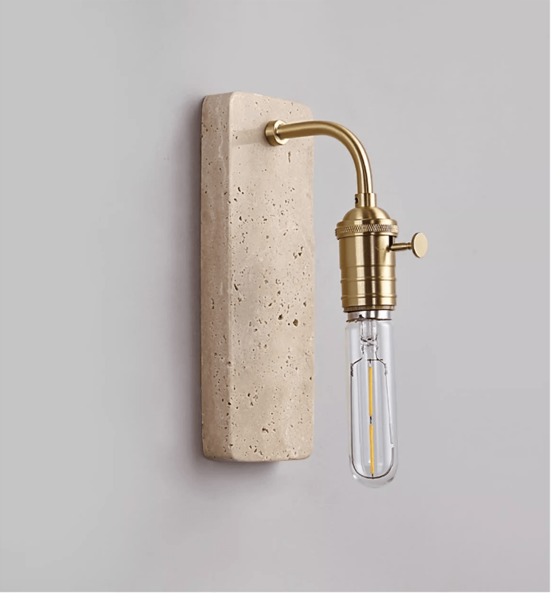Industrial Stone Sconce
