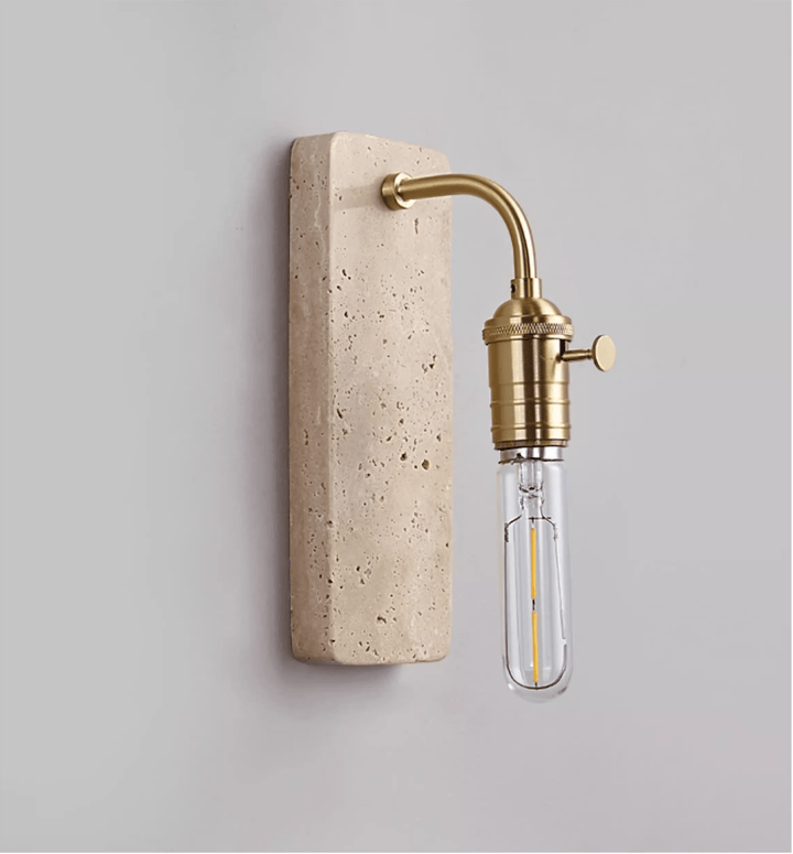 Industrial Stone Sconce