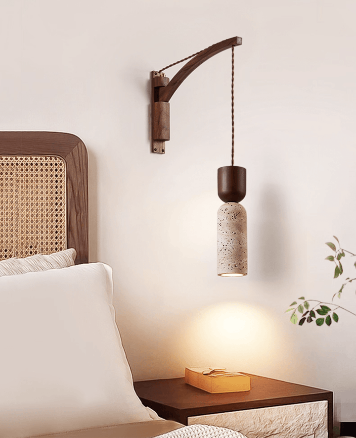 Travertine Fusion Wall Sconce