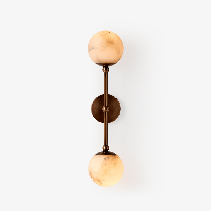 Celestial Double Alabaster Sconce