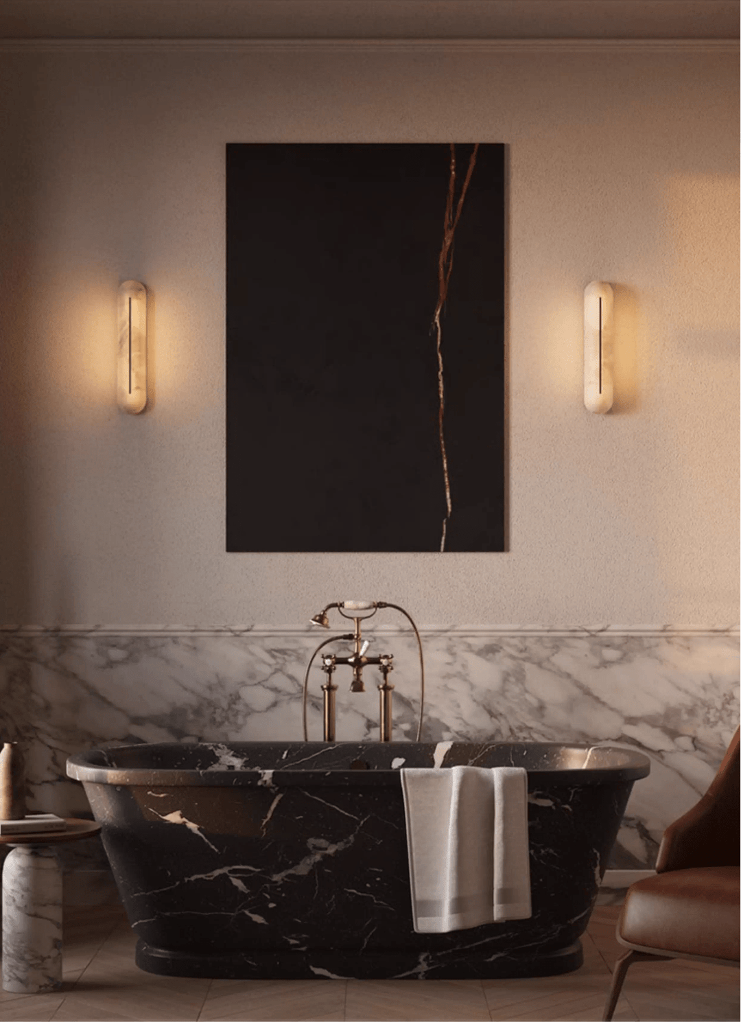 Orbison Alabaster Wall Lamp