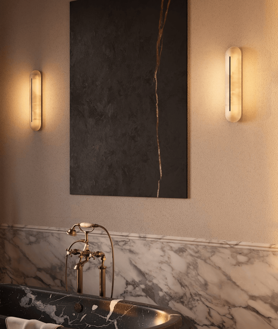 Orbison Alabaster Wall Lamp