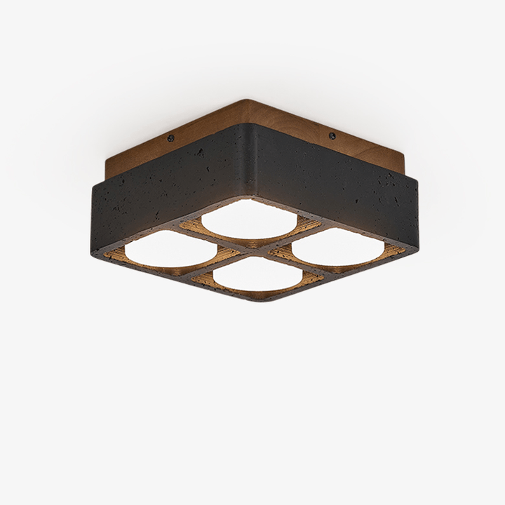 Multi Spot Square Ceiling Lamp