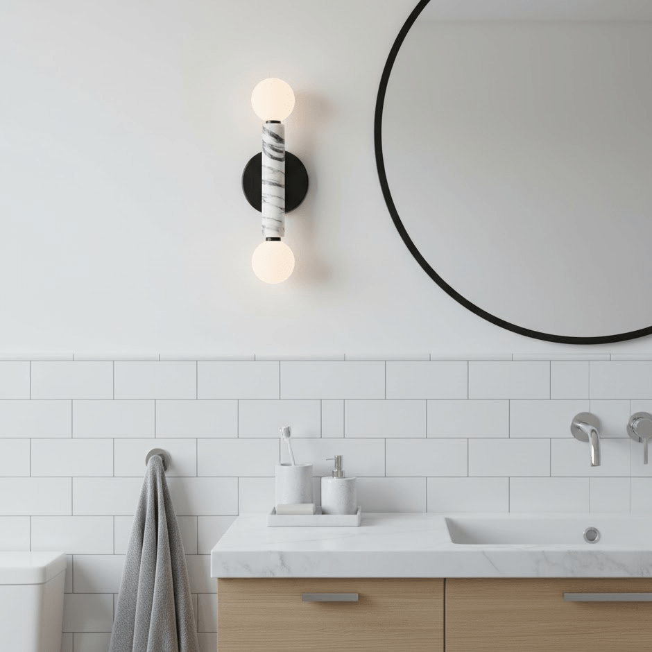 Obelisk Orb Sconce