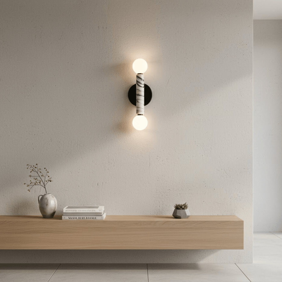 Obelisk Orb Sconce