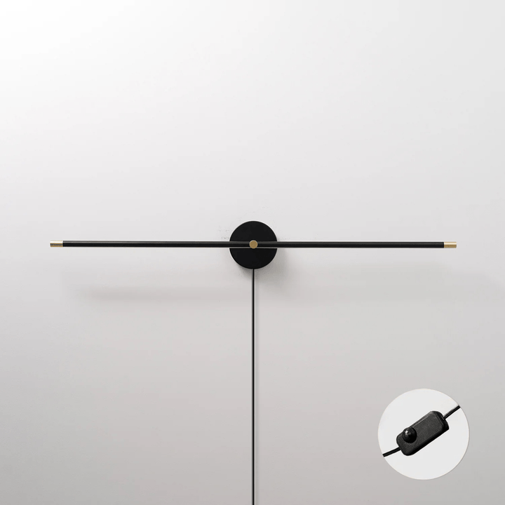Minimalist Linear LED Plug-in Wall Lamp