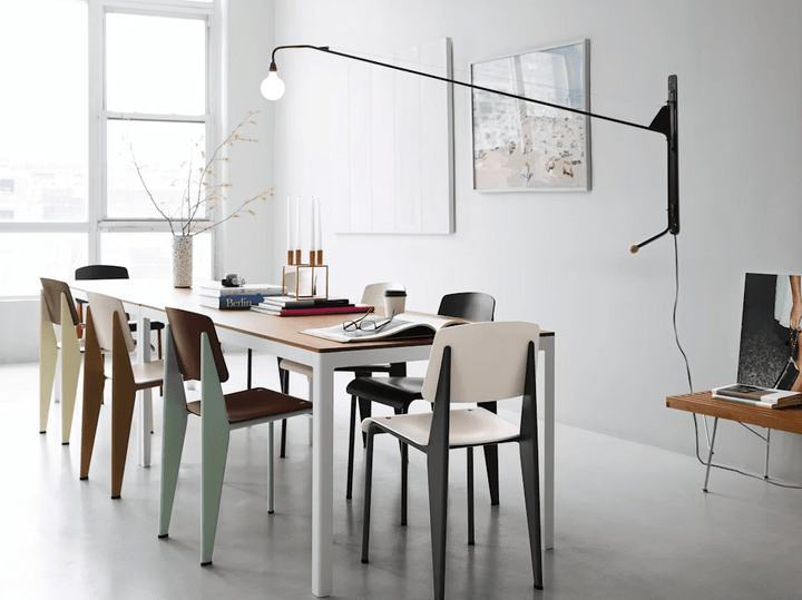 Black Long Arm Wall Lamp