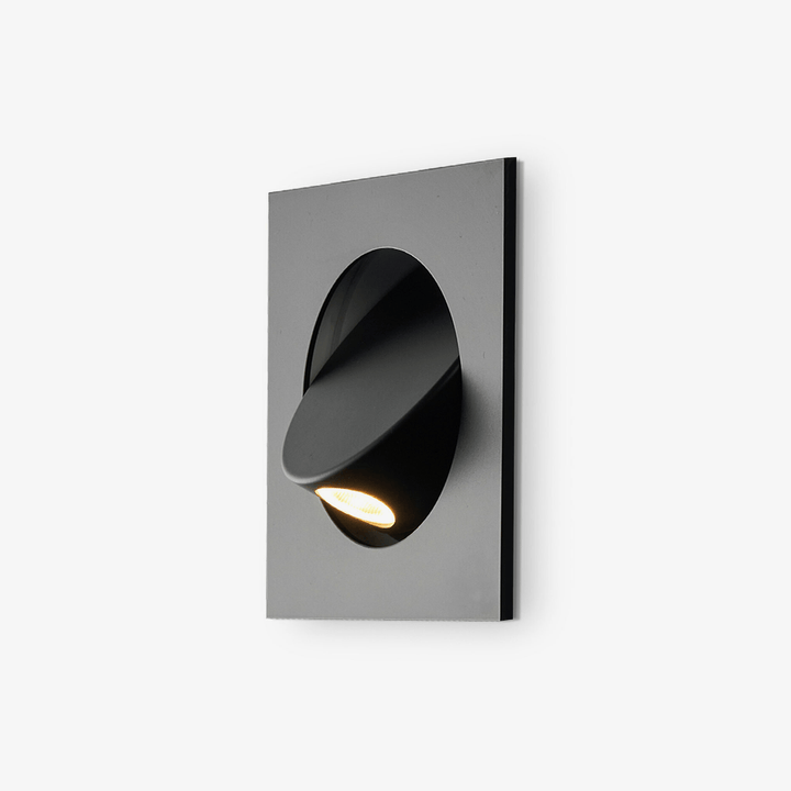 Minimalist Recessed Rotatable Sconce