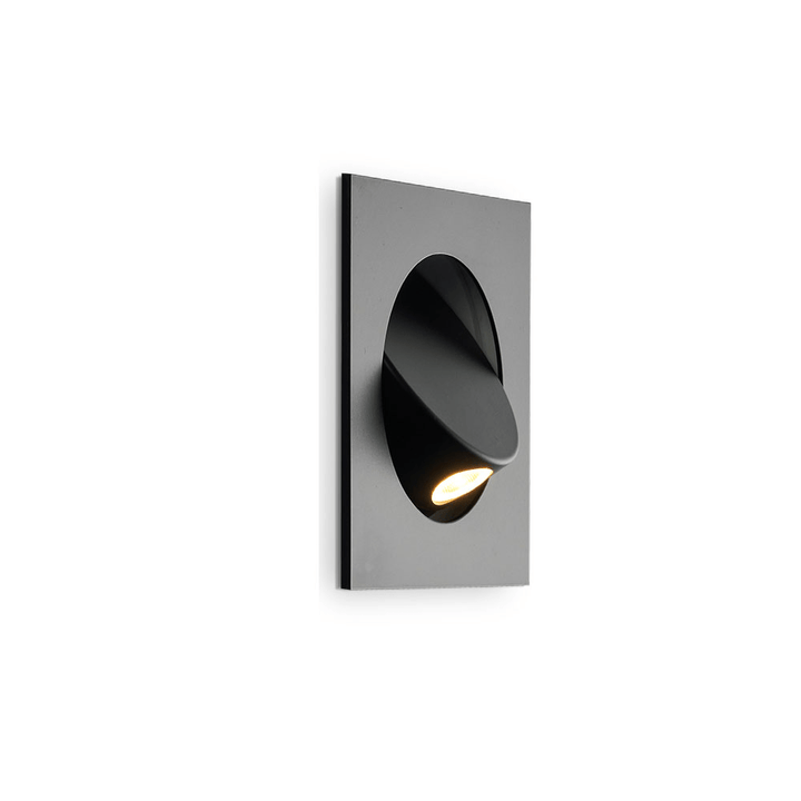 Minimalist Recessed Rotatable Sconce