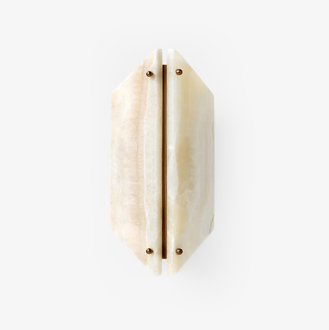 Onyxa Crest Alabaster Wall Lamp