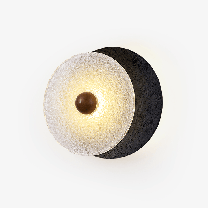 Lunara Textured Disc Wall Light