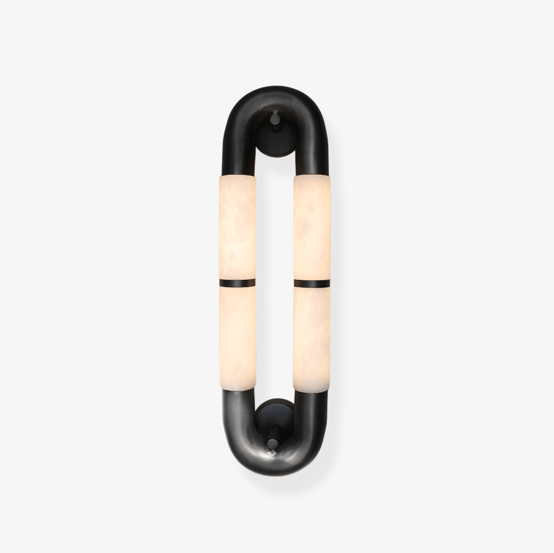 Luma Arc Twin Alabaster Sconce