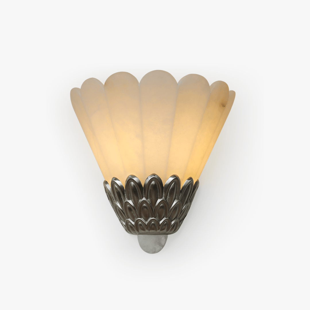 Artoria Petal Alabaster Wall Sconce