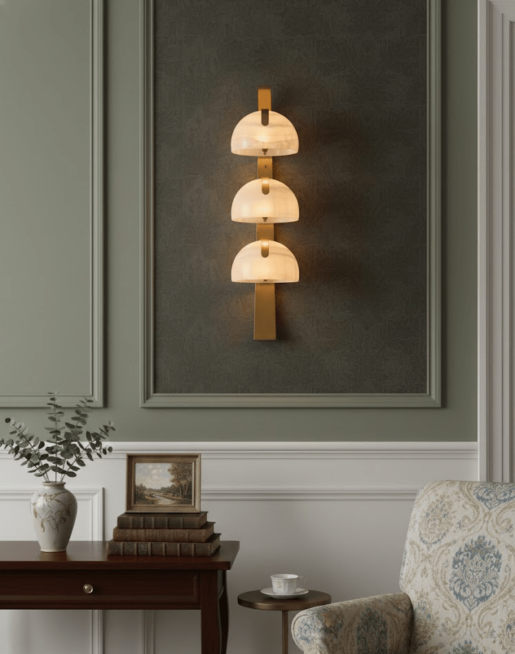 Orvyn Alabaster Wall Lamp